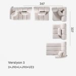 Orlando Puzzle Köşe Takımı - Görsel 12